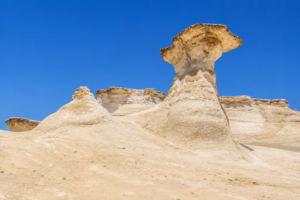 Doha Private Tour - Mushroom-shaped rocks of Zekreet, Qatar