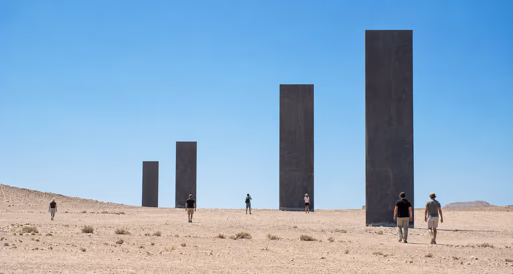Doha Private Tour - Richard Serra East-West/West-East in Qatar