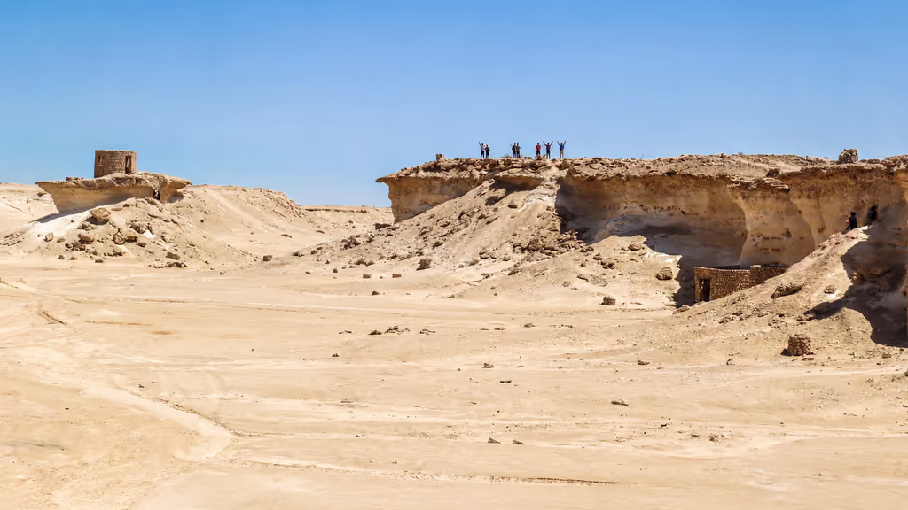 Doha Private Tour - Scenic Zekreet desert landscape in West Qatar