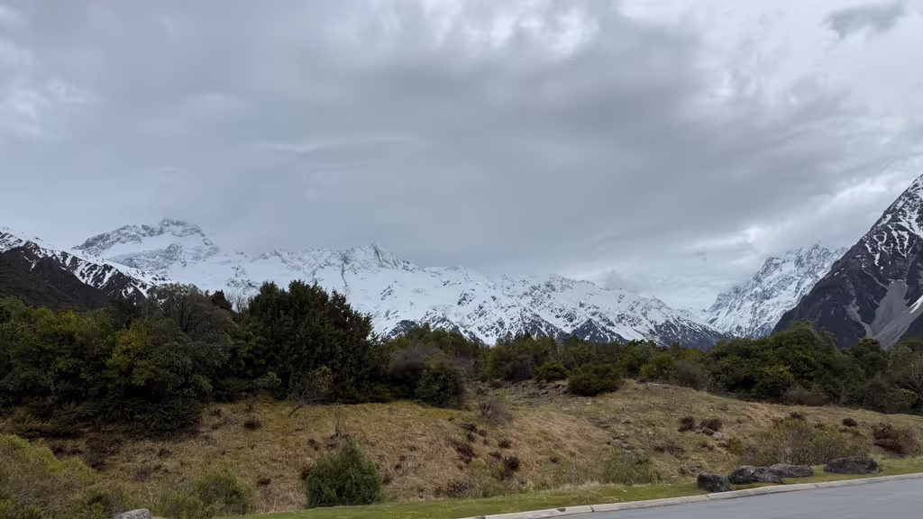 Christchurch Private Tour - mt cook view