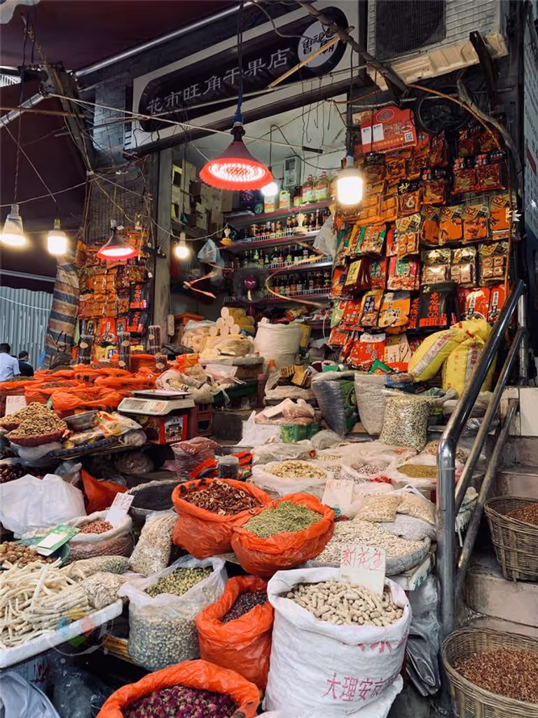 Chongqing Private Tour - street market, local vibe