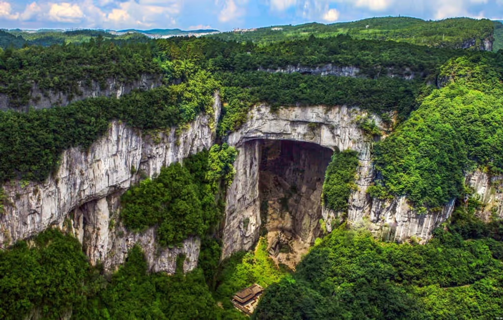 Chongqing Private Tour - aerial view of Three Bridges