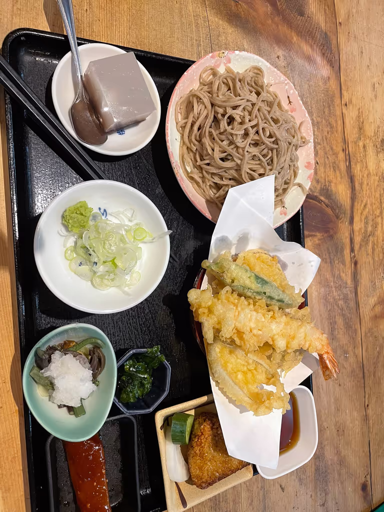 Tokyo Private Tour - One of the Lunch menu
