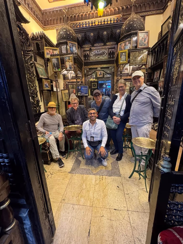 Cairo Private Tour - Khan El Khalili nights with my wonderful guests.