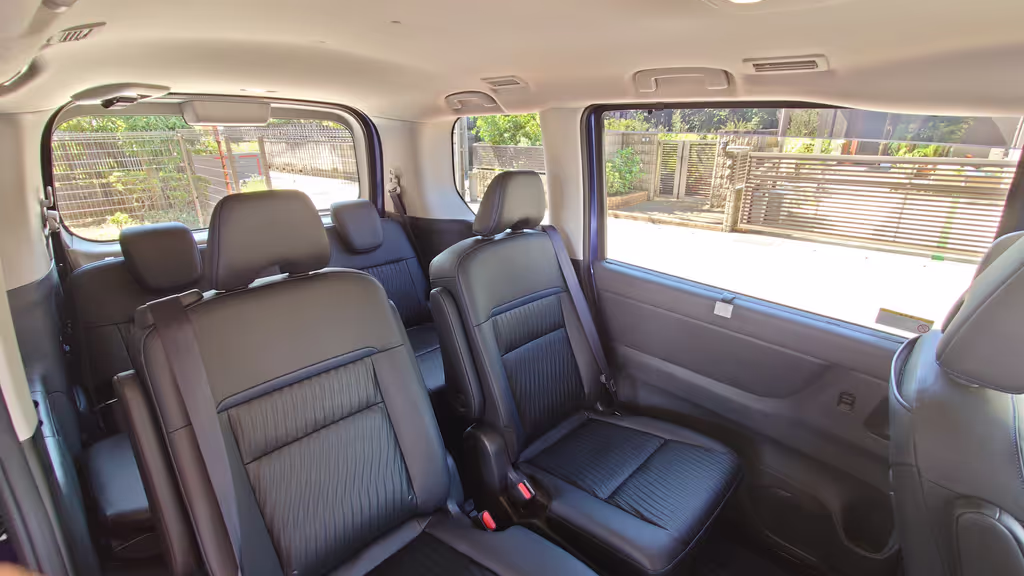 Tokyo Private Tour - Inside of the minivan