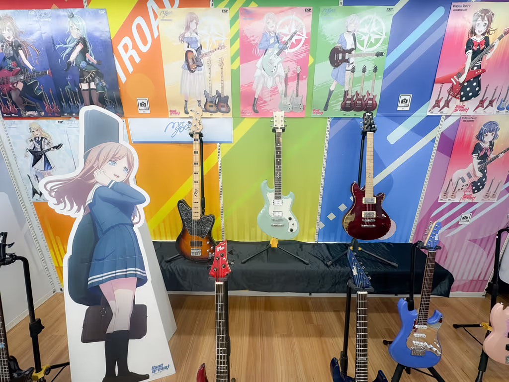 Tokyo Private Tour - Bang Dream instrument exhibition in Akihabara