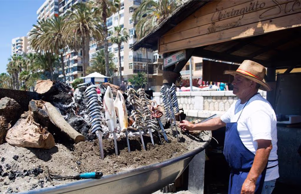 Malaga Private Tour - Espeto of Sardines and Squid