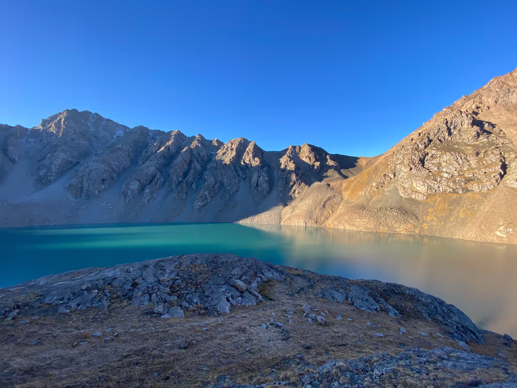 Karakol Private Tour - Overnight tent area along the mid-lake shore – Ava