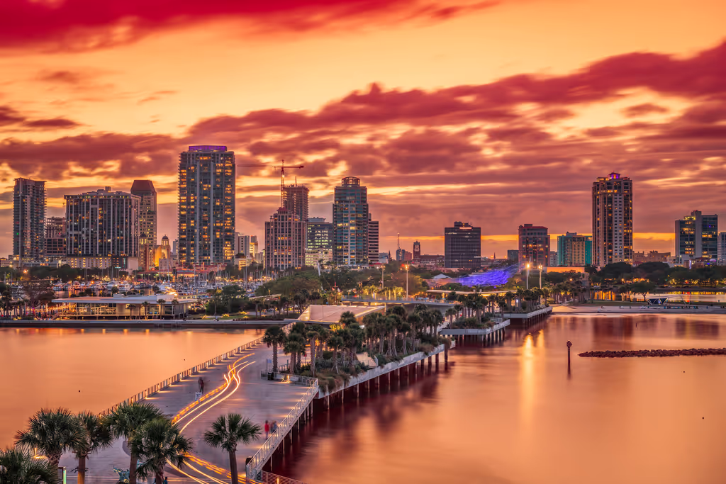 Tampa Bay Private Tour - Downtown St Pete from the Pier