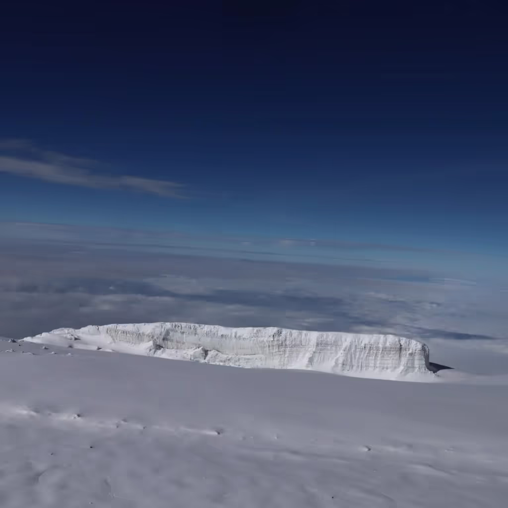 Kilimanjaro Private Tour - Rebman Glacier on top of Kilimanjaro