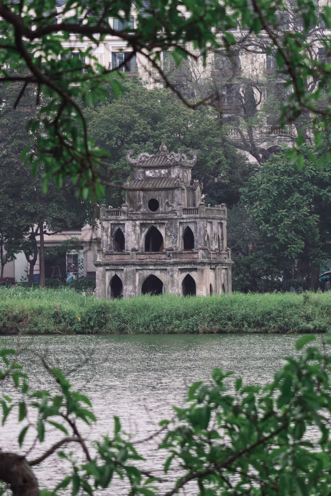 Hanoi Private Tour - Hoan Kiem Lake at the end of our walk