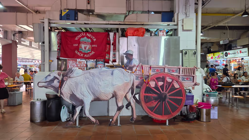 Singapore Private Tour - What's a bullock cart got to do with Little India?
