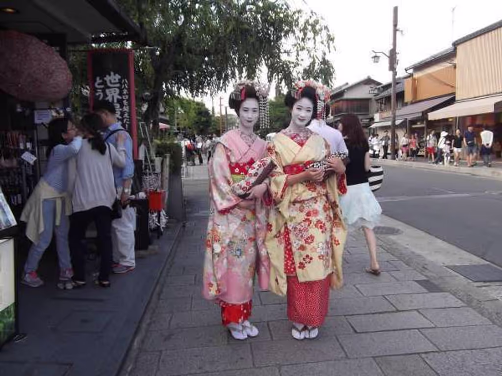 Kyoto Private Tour - "Maiko-san", kimono-clad young women.
