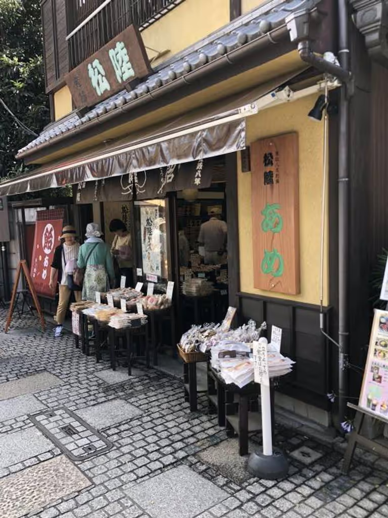 Tokyo Private Tour - Alley lined with shops selling sweets