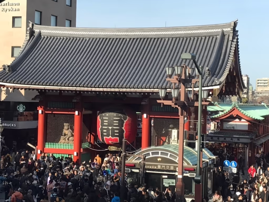 Tokyo Private Tour - Asakusa Kaminarimon gate, 50million people visit here every year