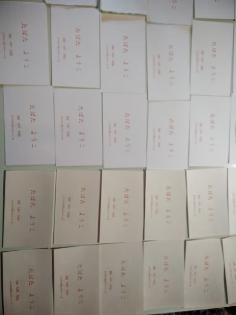 Gifu Private Tour - Letterpress printing on Mino Washi paper 