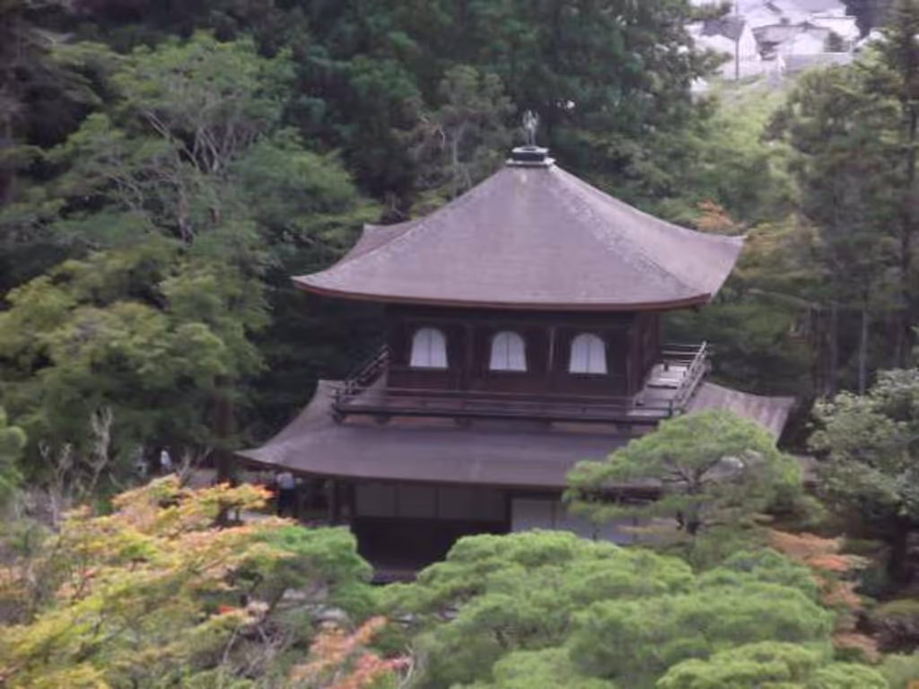 Kyoto Private Tour - View of Ginkaku-ji Temple from the lookout station.