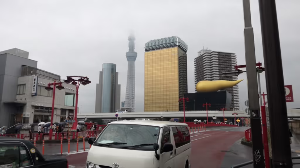 Tokyo Private Tour - Tokyo sky tree in rainy day