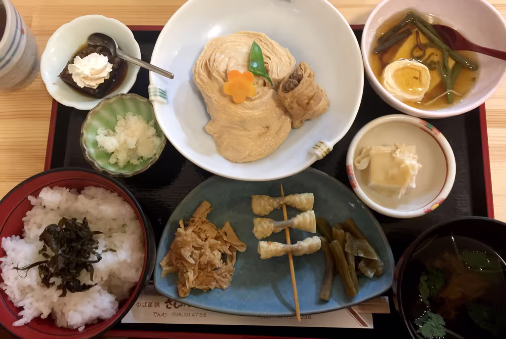 Nikko Private Tour - Yuba is local specialty in Nikko. Healthy as it comes from Tofu.