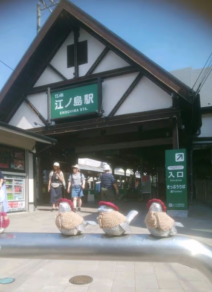 Kamakura Private Tour - Enoden Enoshima station.