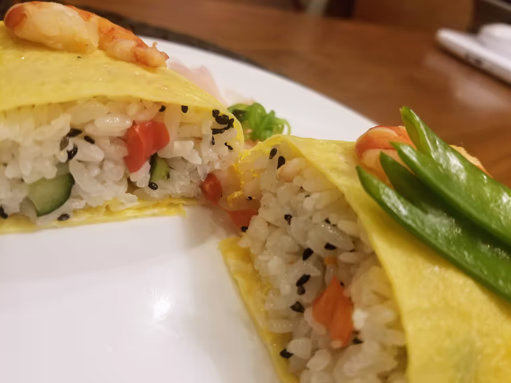 Kyoto Private Tour - Chakinzushi, sushi rice covered with egg sheets with a steamed dish
