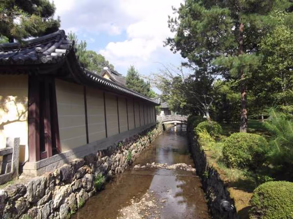 Kyoto Private Tour - Small river in the temple compound.