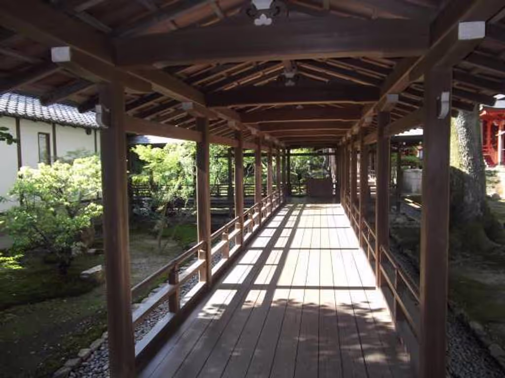 Kyoto Private Tour - "Murasame-no-roka" Corridor.