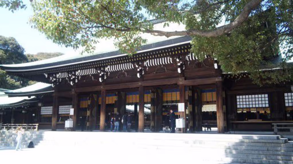 Tokyo Private Tour - Meiji-JIngu Haupthalle vom Schrein (Main Hall)