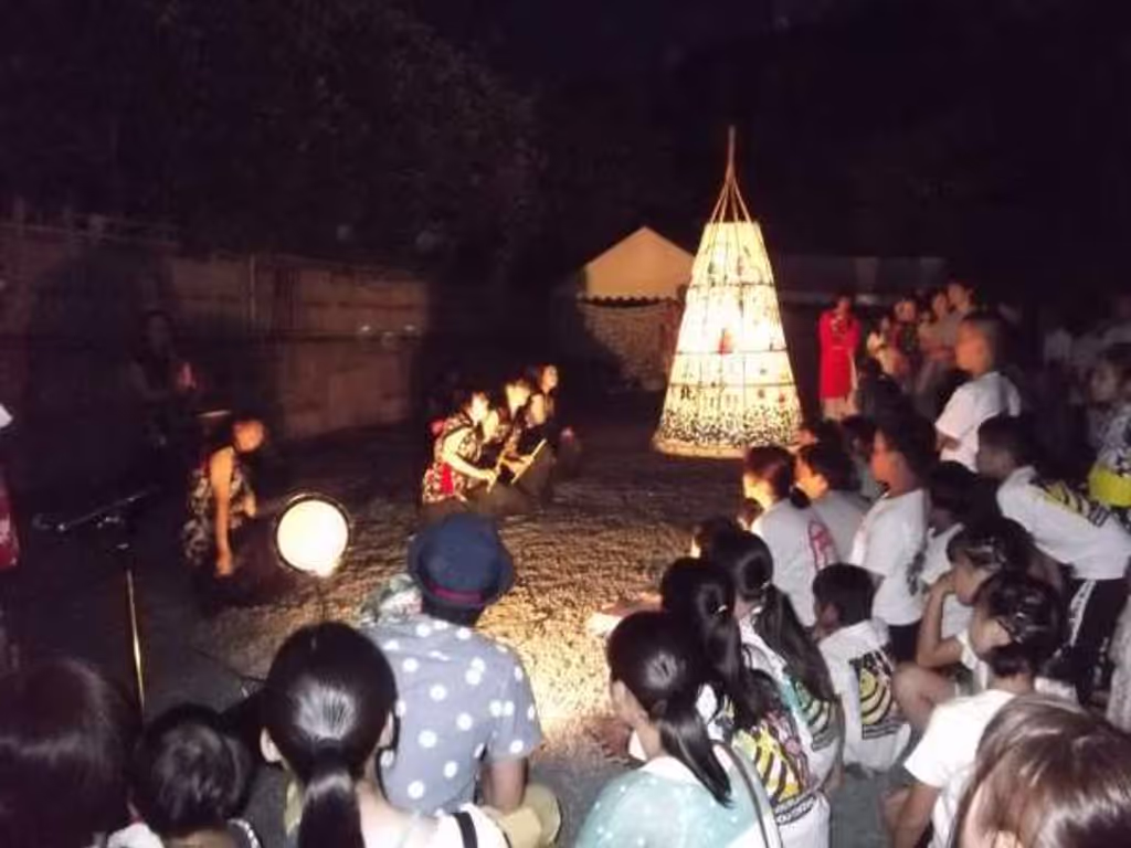 Kyoto Private Tour - Performance of a high school girls` band seen on the day of "Sento-Kuyo" Buddhist ritual.