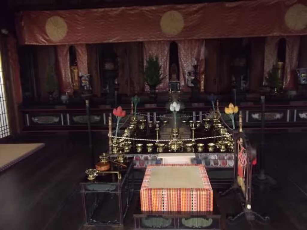 Kyoto Private Tour - Inside "Reimeiden" Spiritual Tablet Hall.