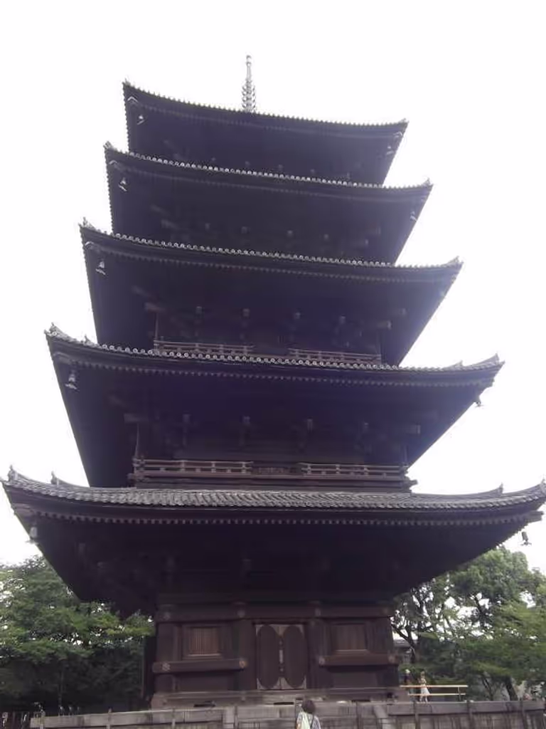 Kyoto Private Tour - Five-storied pagoda, reconstructed in 1644 and widely known as the symbol of Toji temple, is the tallest among the buildings of this kind in Japan.