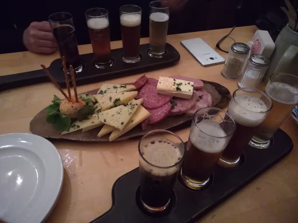 Frankfurt Private Tour - A typical German cheese and meat platter 
