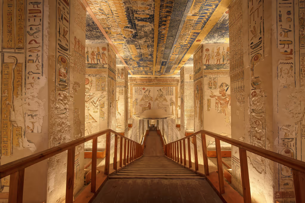 Luxor Private Tour - Tomb of Ramses V & IV in the Valley of the Kings.