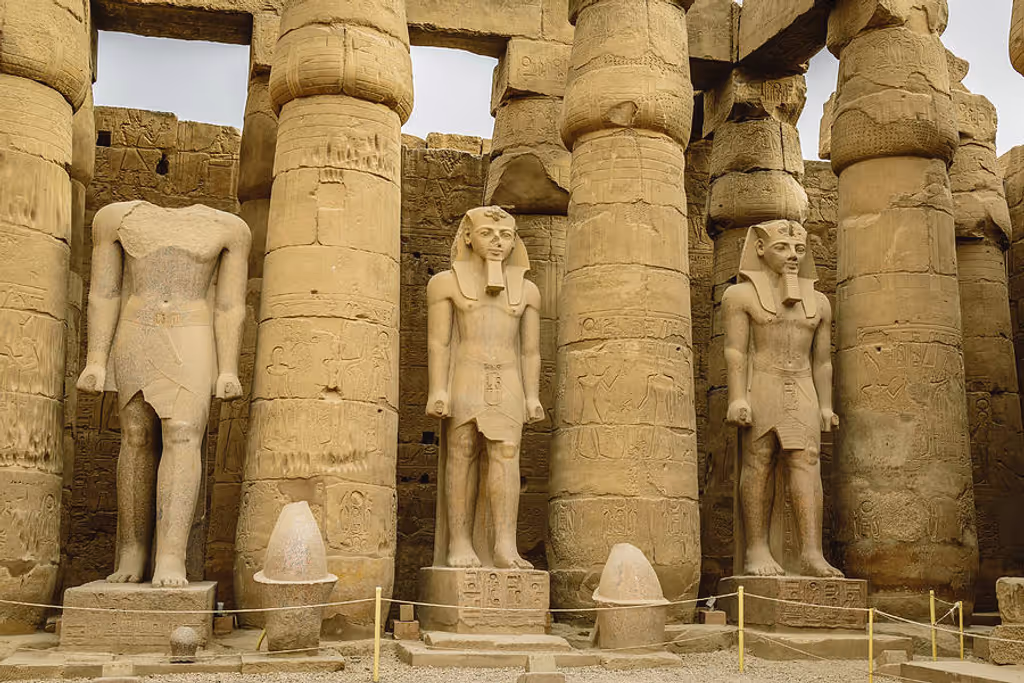 Luxor Private Tour - Luxor Temple open court.