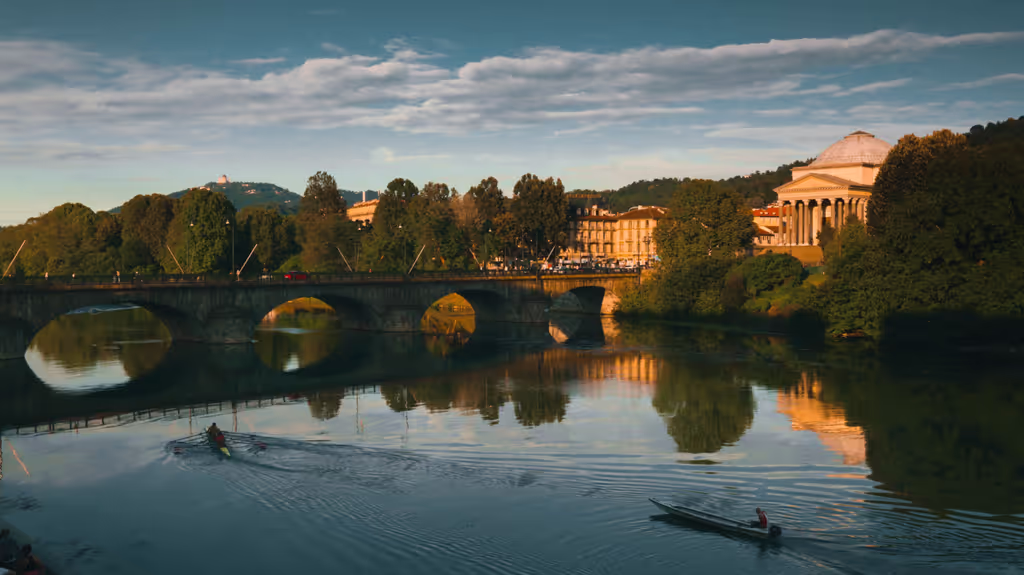 Turin Private Tour - Sunset by river Po