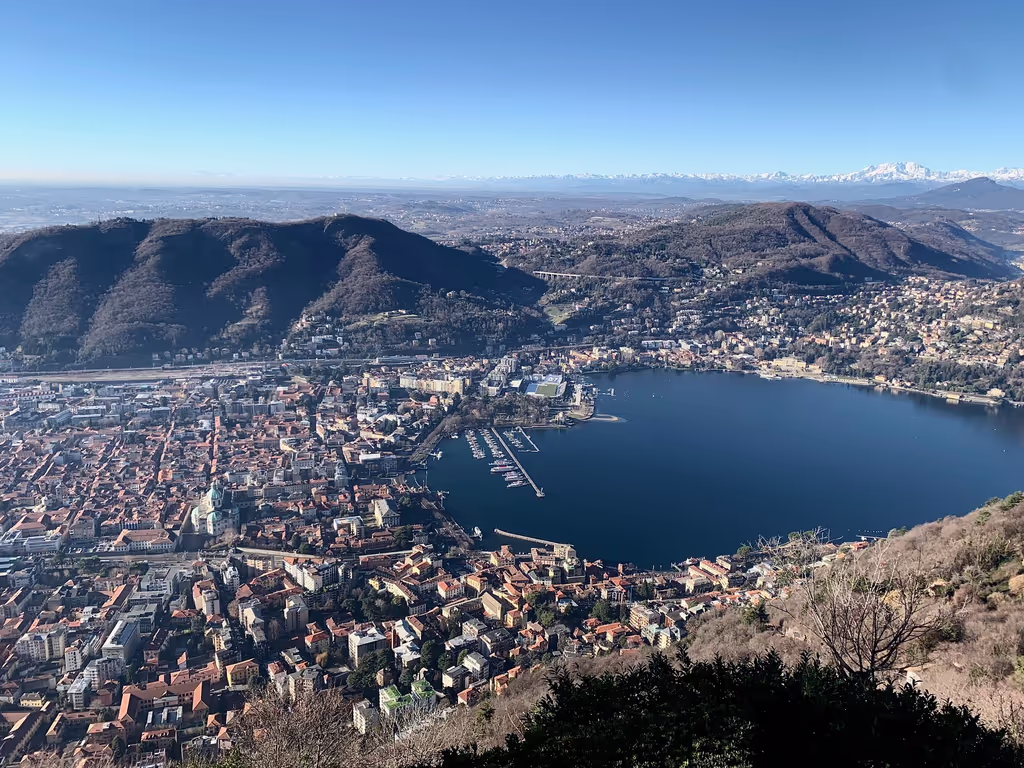 Como Private Tour - View from Brunate