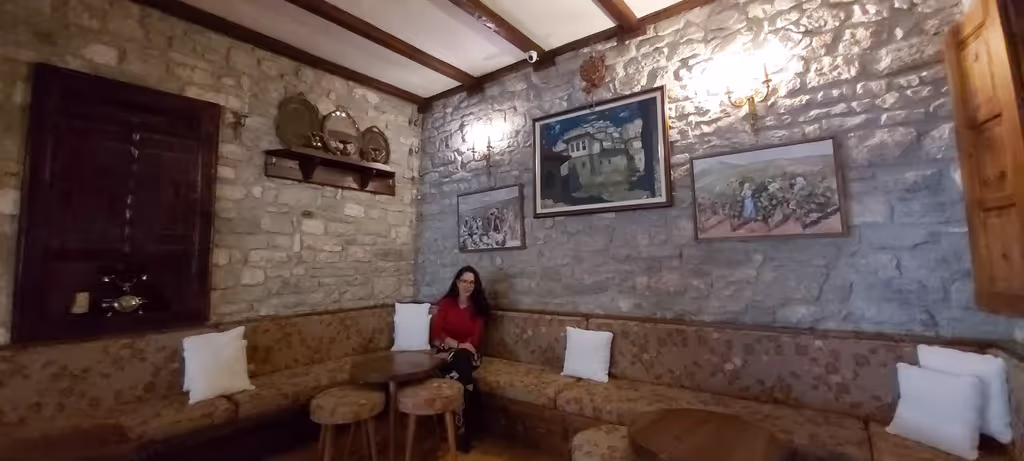 Tirana Private Tour - Inside the lovely Mangalemi hotel in Berat