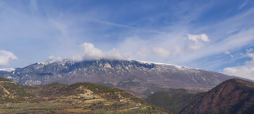 Tirana Private Tour - Montain Tomor from far