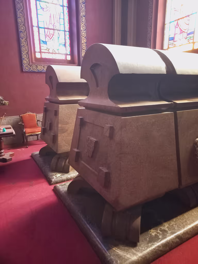 Addis Ababa Private Tour - The tomb of Emperor Haile Selassie and his wife Empress Menen.