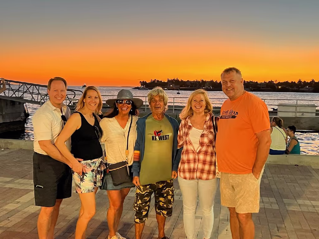 Key West Private Tour - Sunset at Mallory Square with the world famous "Catman" 