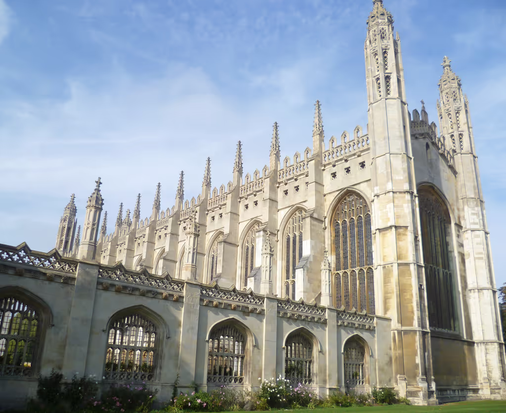 Cambridge Private Tour - King's College Chapel as seen from King's Parade 