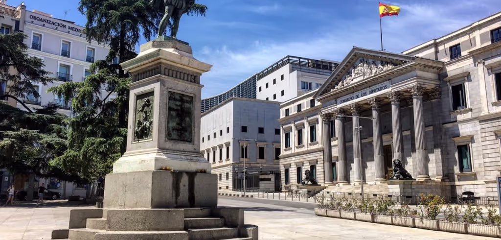 Madrid Private Tour - Plaza de las cortes