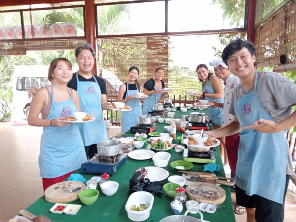 Ho Chi Minh Private Tour - nice food  after making 