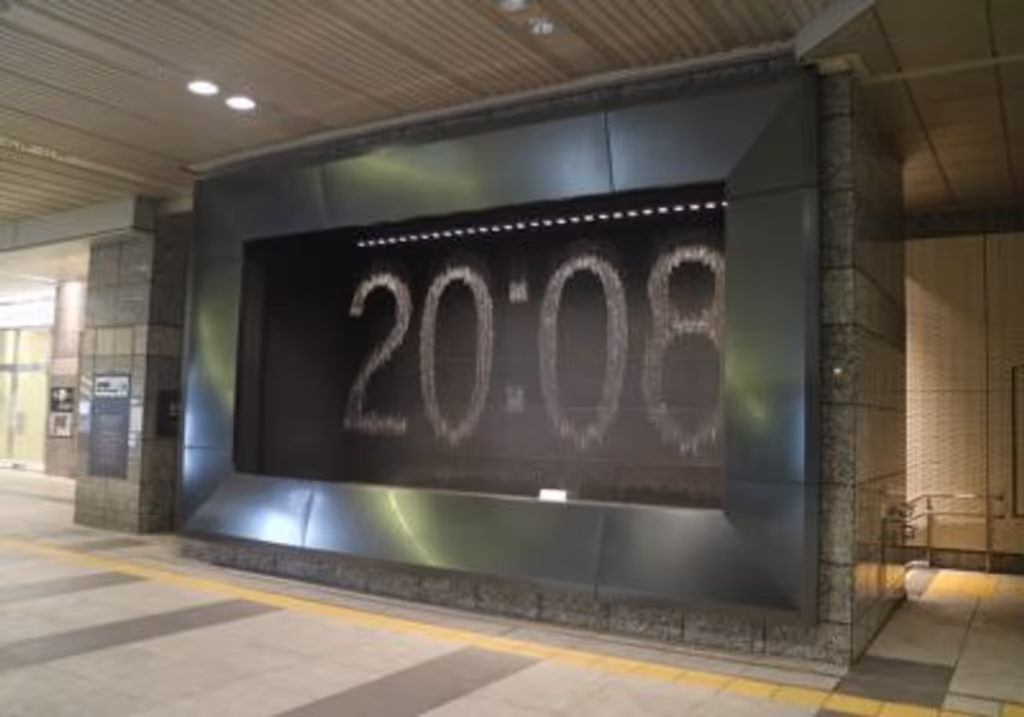 Osaka Private Tour - Water Clock at the south gate of Osaka station