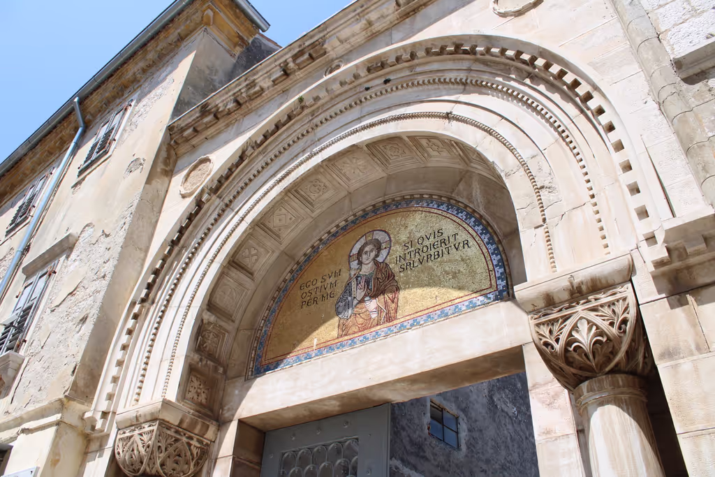 Istria Private Tour - Euphrasius basilica entrance