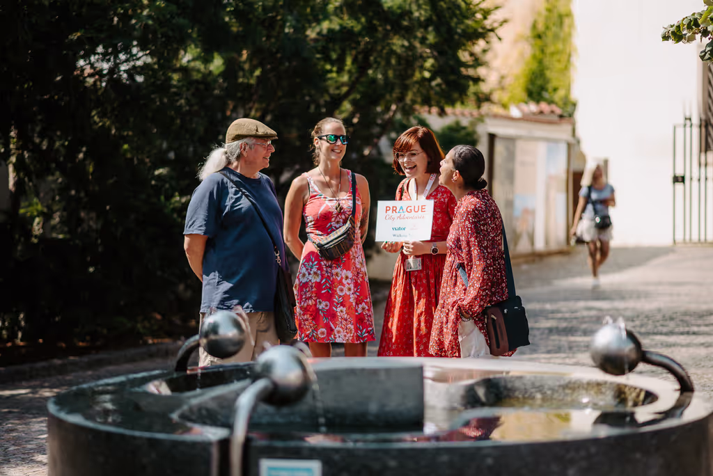Prague Private Tour - We'll meet you in front of the Malostranska metro station, near a drinking-water fountain.