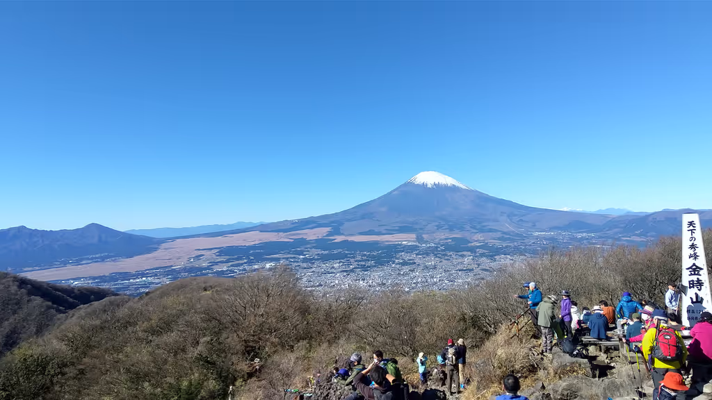 Hakone Private Tour - Mt.Fuji from top of Kintoki-san