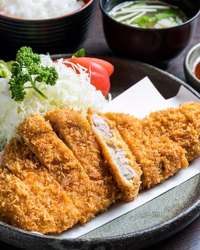 Kyoto Private Tour - Deep fried pork cutlet, 1 inch thick, soft texture, but not oilly.
It will cost about Jyen1600 , including a cup of rice and miso soup