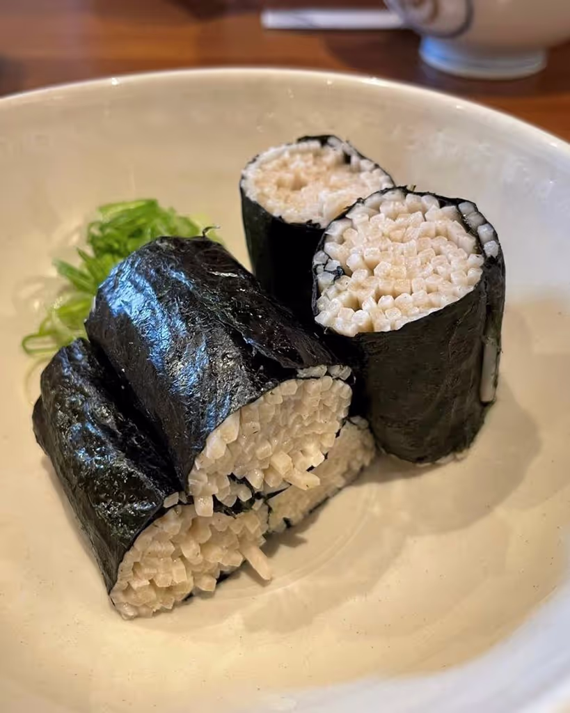 Kyoto Private Tour - Buckwheat noodle sushi is good for beer, and you will take it with soy sauce.
Please taste it together with soup noodle.
It will cost about Jyen1000.   Thursday off day 