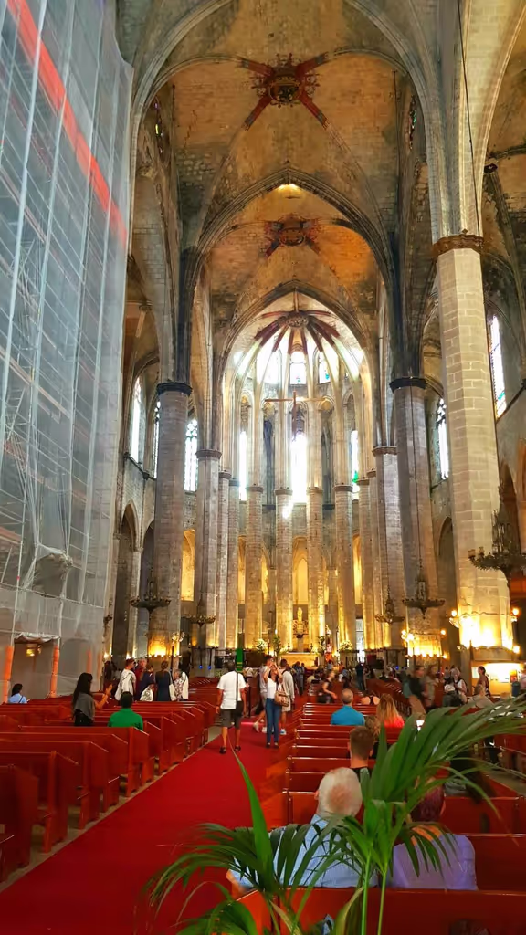 Barcelona Private Tour - Interior of Santa María del Mar